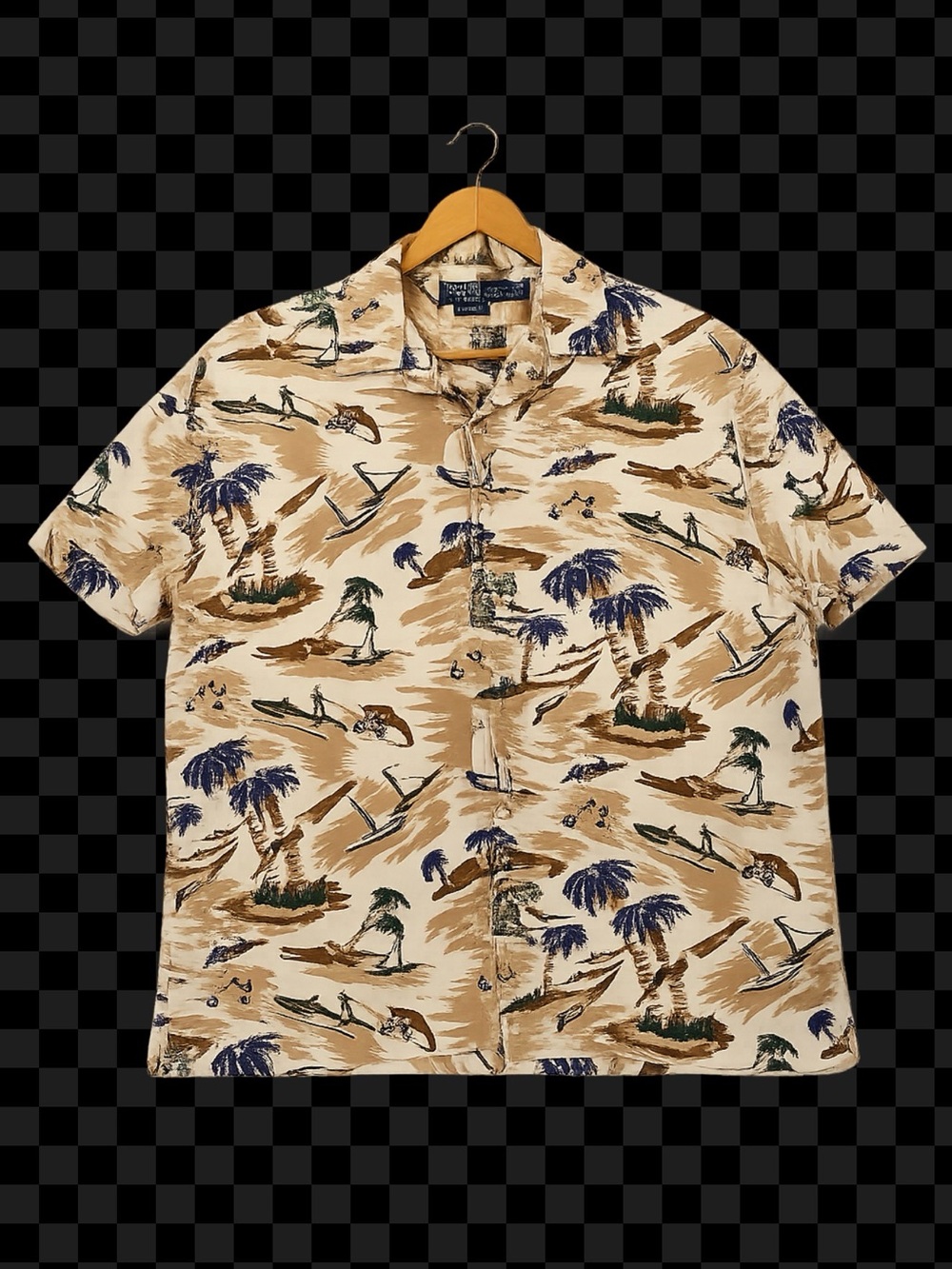 Vintage Polo Ralph Lauren Clayton Hawaiian Camp Shirt